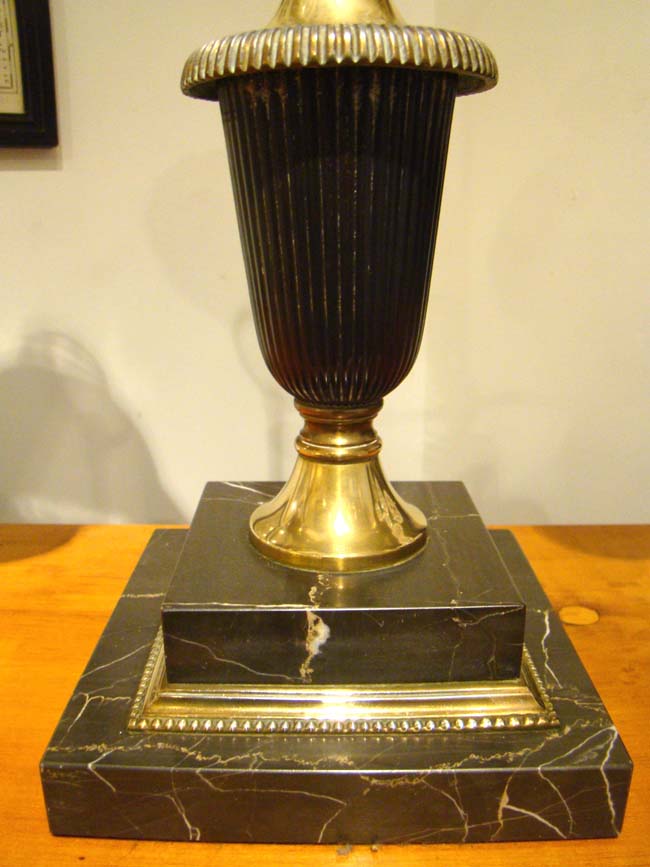 A beautiful double fluid lamp, now electrified, circa 1900-1920 — image 3